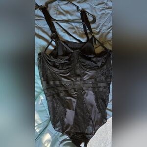 Torrid Satin & Lace Bodysuit